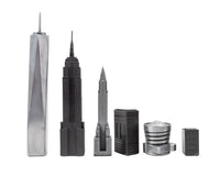 Skyline Premium – Pezzi degli scacchi in metallo – Edizione New York
