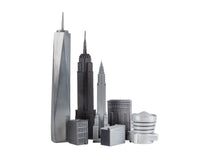Skyline Premium – Pezzi degli scacchi in metallo – Edizione New York