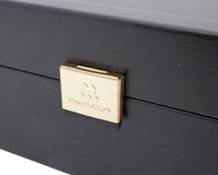 Custodia per pezzi degli scacchi in legno scuro - Grande